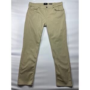 7 For All Mankind Luxe Performance Plus Men's Slimmy Tan Pants - 40 (40x32.5)